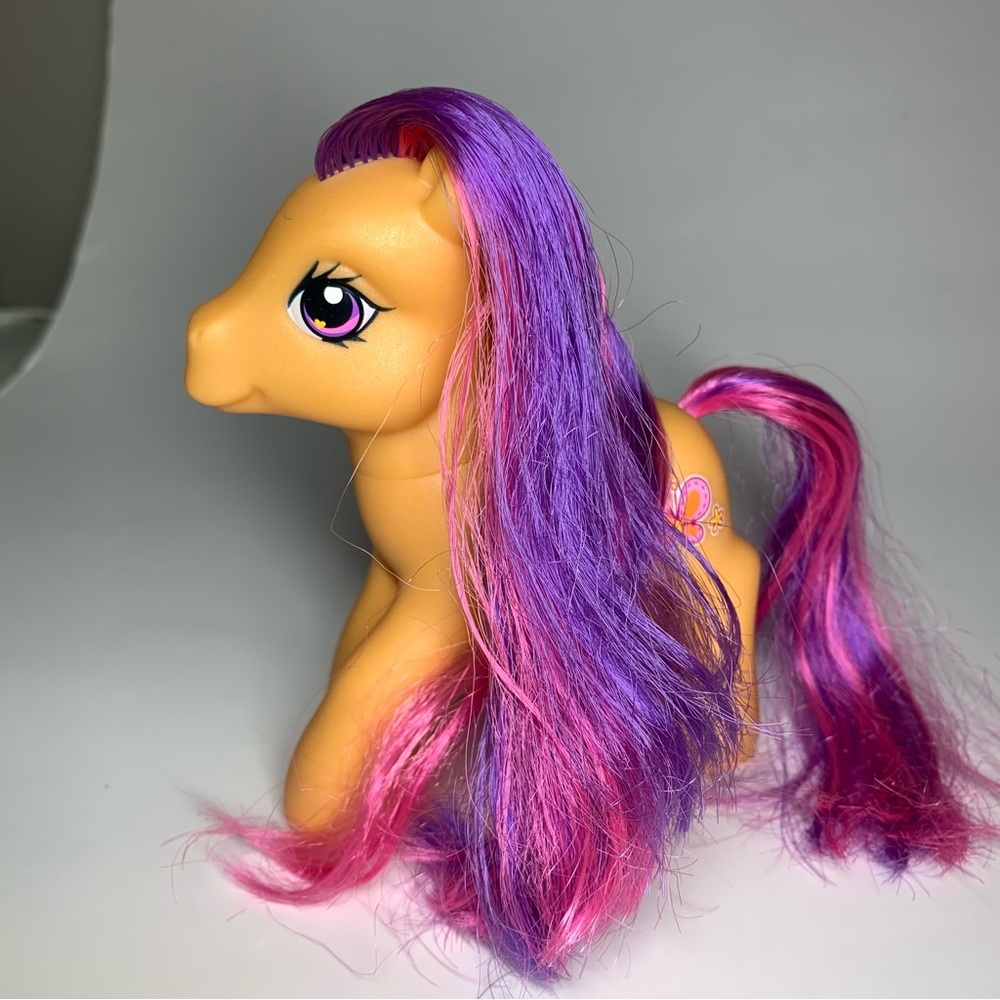 Vintage My Little Pony G3 Gen 3 Scootaloo Orange Butterfly MLP 2001 Hasbro